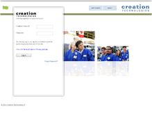 Tablet Screenshot of partners.creationtech.com